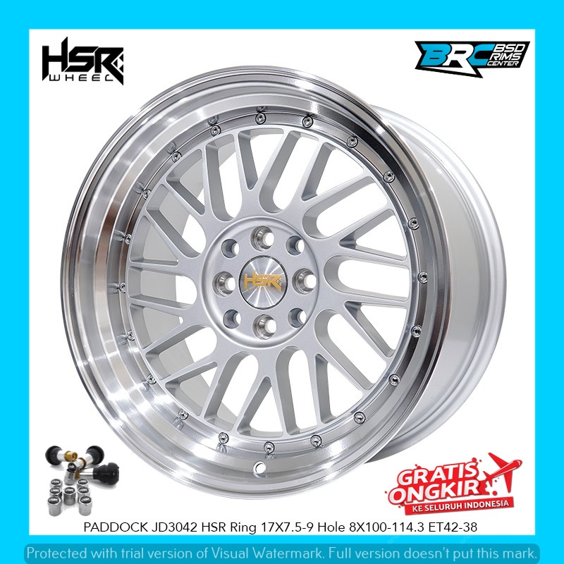 Velg model bbs LM ring 17 cocok mobil livina jazz yaris baleno dll