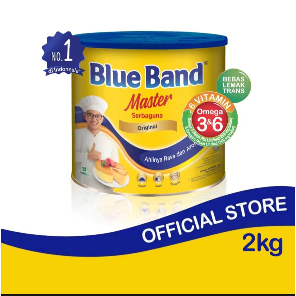 

Blue Band Master Original Margarine Tin 2kg
