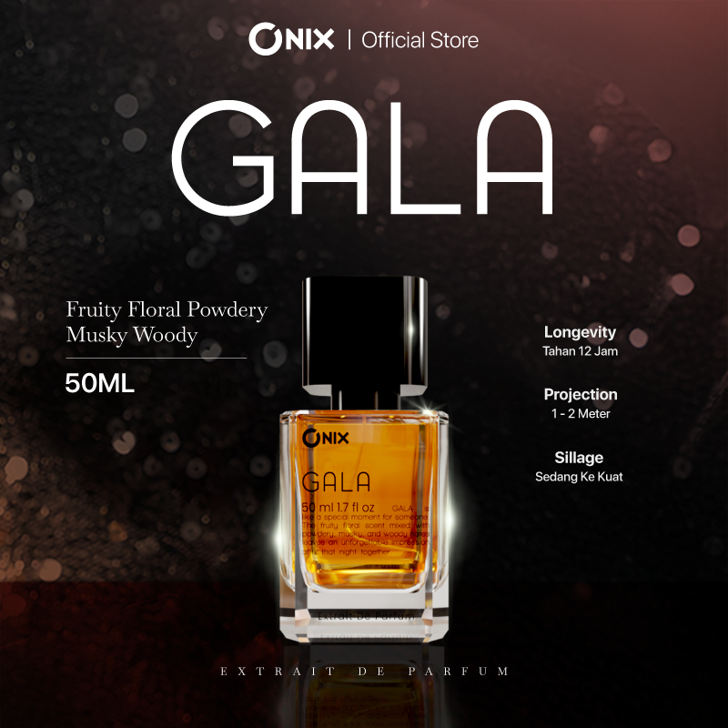 ONIX Fragrance Extrait De Parfum - GALA 50ML | Floral Woody Oriental Woods Perfume Unisex