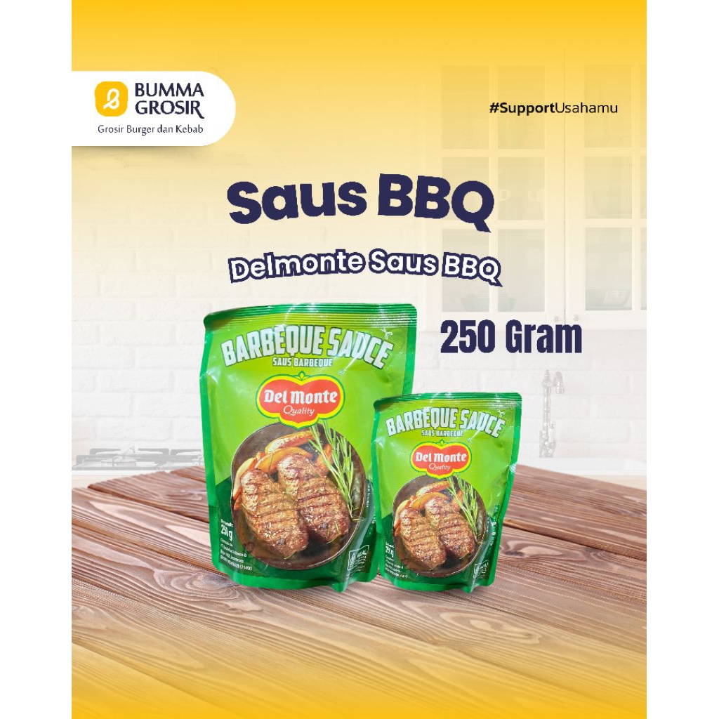 

Delmonte Saus BBQ - BBQ sauce - saus BBQ - saus sambal BBQ - 250gram