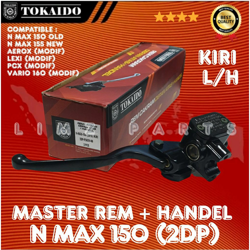 MASTER REM ATAS + HANDEL KIRI N MAX 150 (2DP) TOKAIDO.COMPATIBLE:
N MAX 150 OLD,
N MAX 155 NEW,
AERO