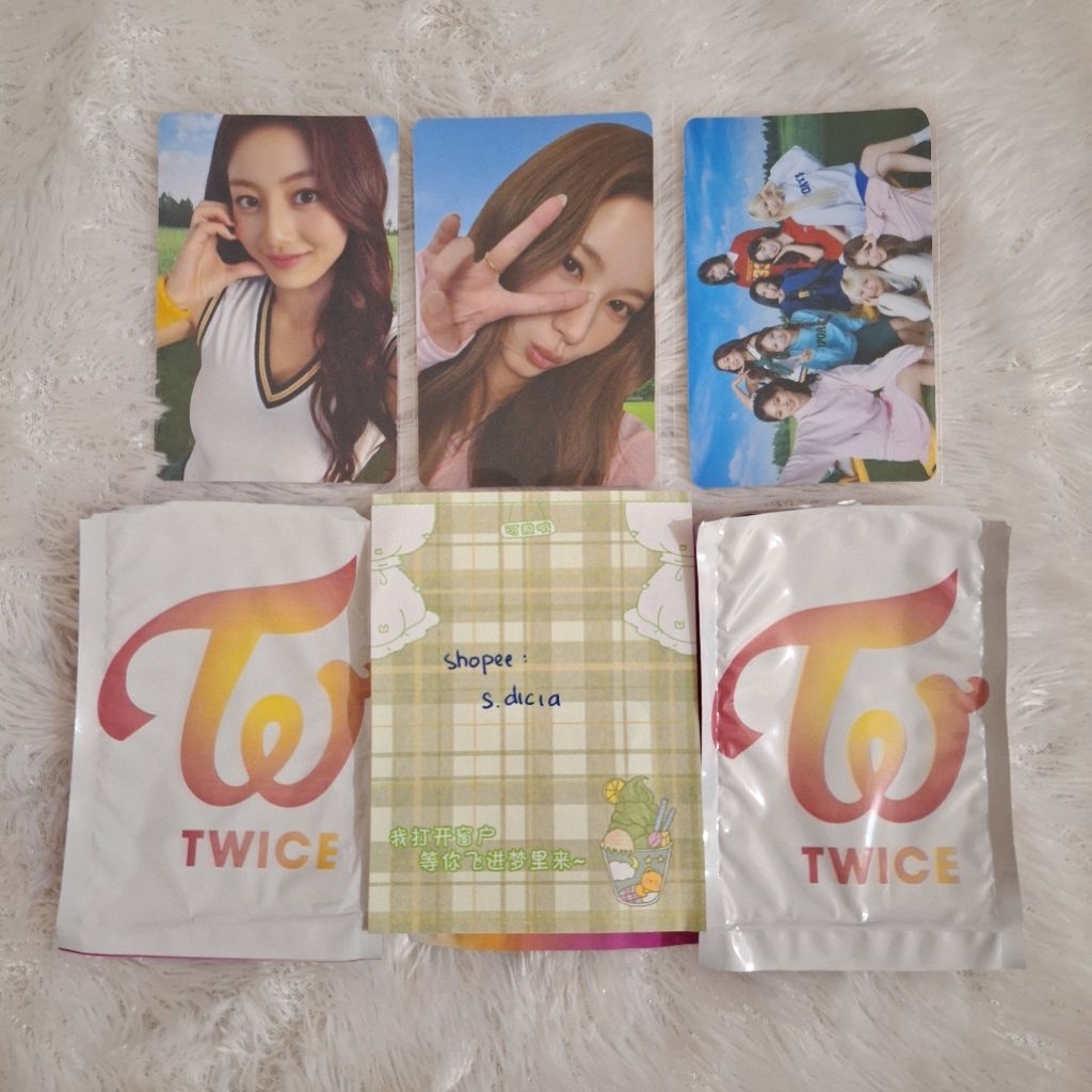 PHOTOCARD TWICE X RICHEESE nayeon jeongyeon momo sana jihyo mina dahyun chaeyoung tzuyu