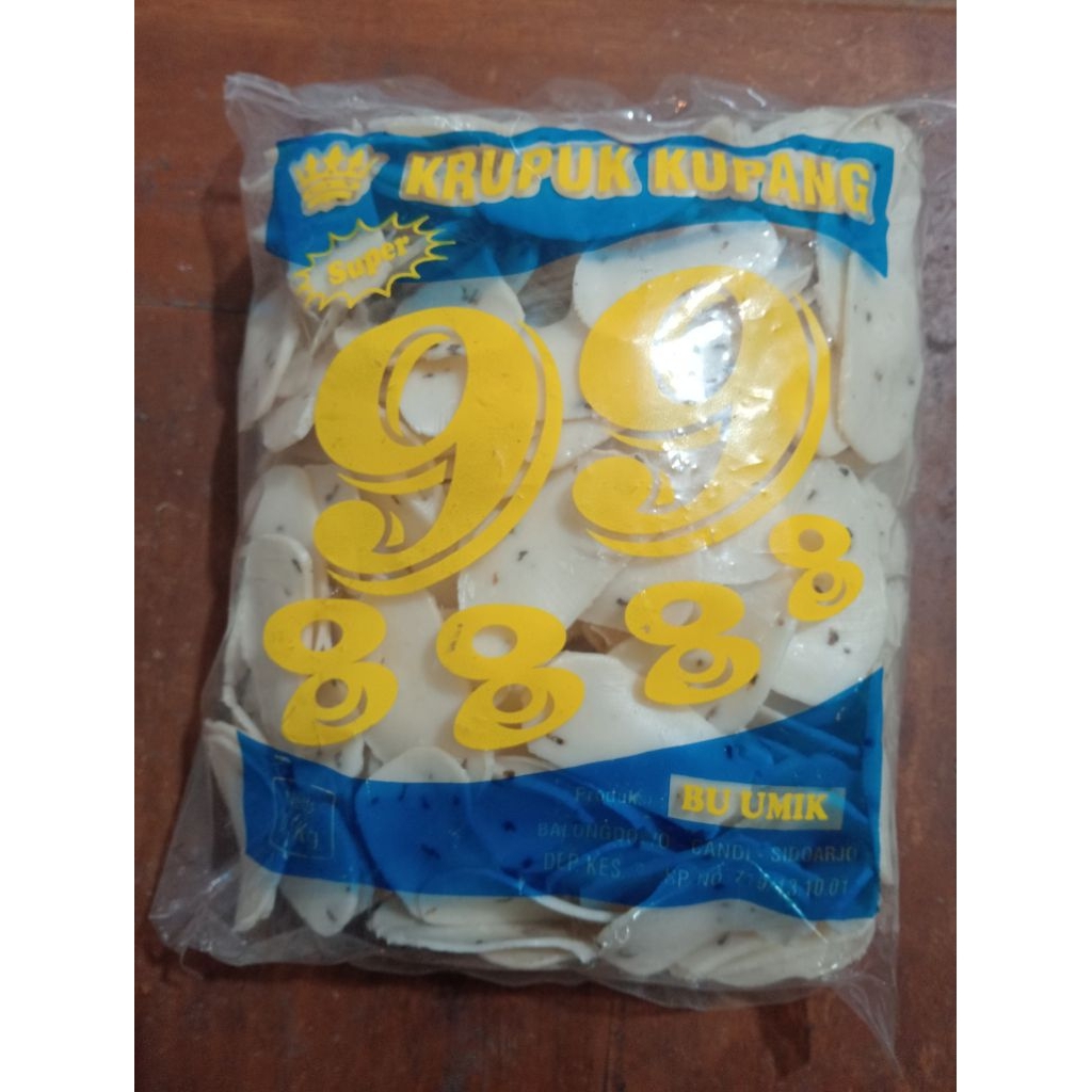 

krupuk Kupang putih Bu umik cap 99 500 gram