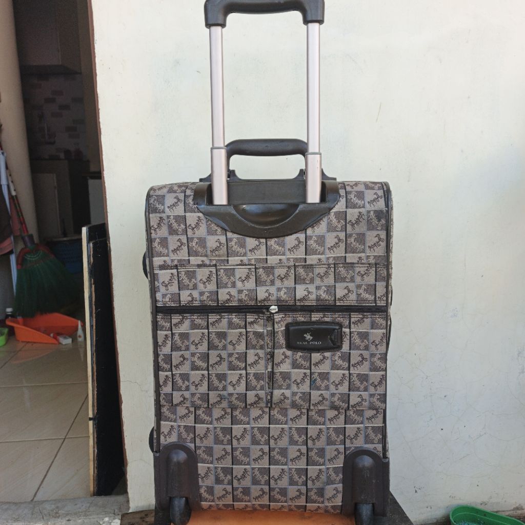 TAS KOPER MEREK REAL POLO MADE IN USA🇺🇸 UKURAN 20 INCHI