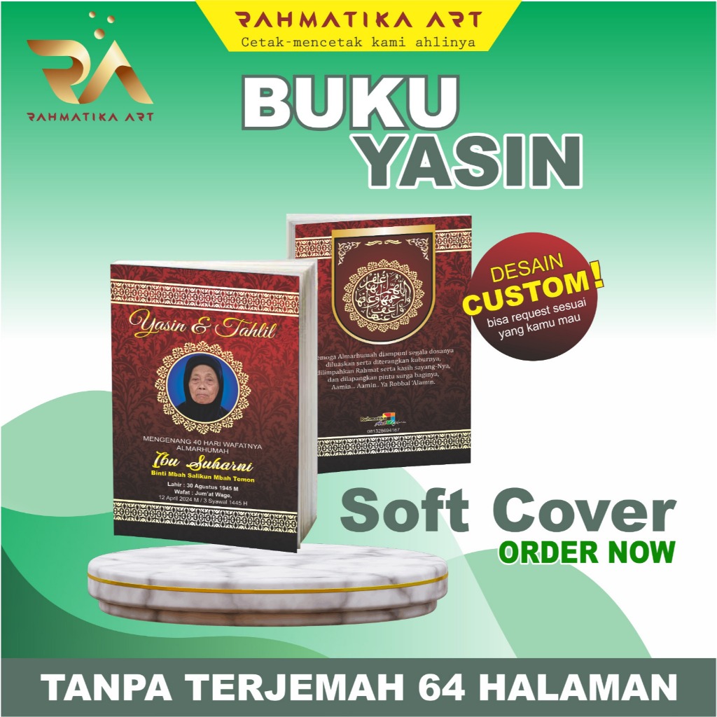 

Buku Yasin & Tahlil Custom | Gratis Desain & Cetak Foto