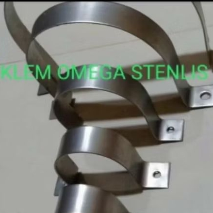 klem omega stainless 3 inch klem pipa