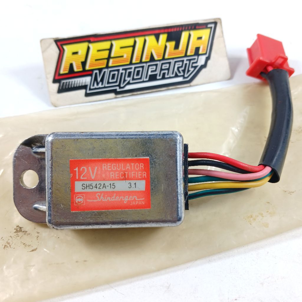 Kiprok Regulator Rectifier Honda GL Pro GL Max GL Pro Max Platina 12V Original Shindengen Japan