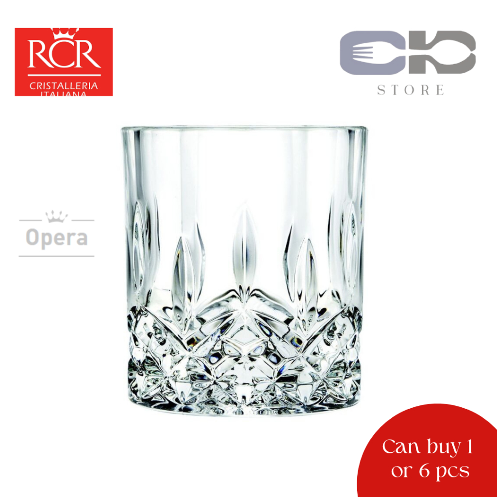 Gelas Whisky - Whisky Glasses - RCR Opera Old Fashioned 30cl Whisky Glasses