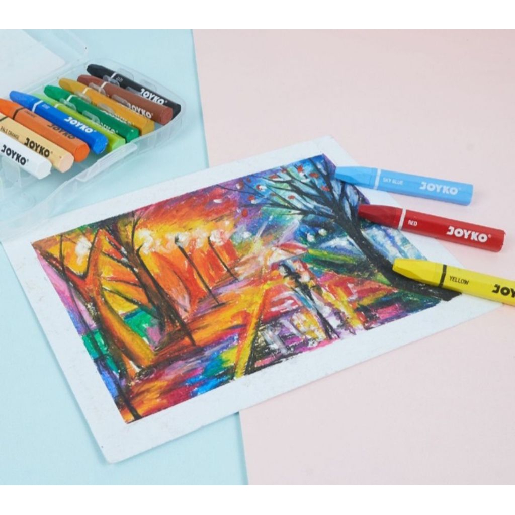 

CRAYON JOYKO Oil Pastel 18 WARNA