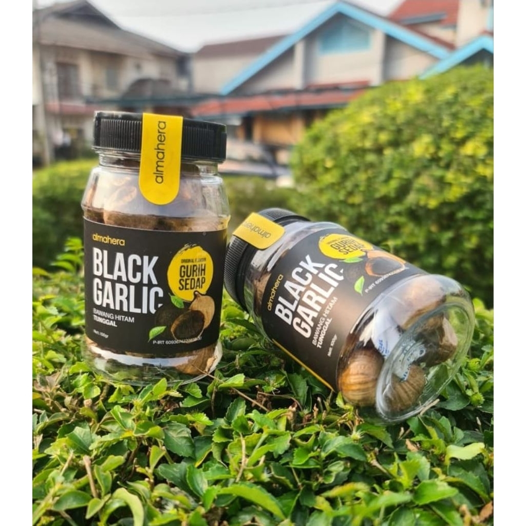 

BAWANG HITAM TUNGGAL BLACK GARLIC ALMAHERA 100 GR GURIH SEDAP