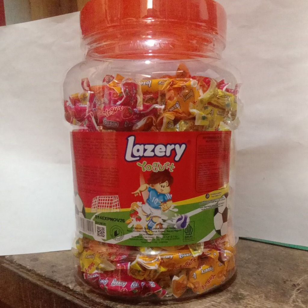 

permen lazery yogurt toples isi 200 pcs bisa COD