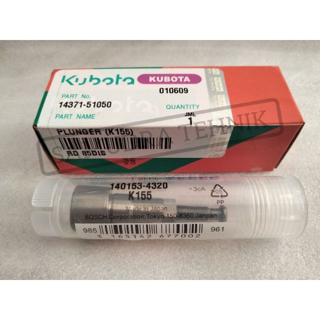 ORIGINAL PLUNGER KUBOTA RD105 K155 / POMPA SOLAR DIESEL KUBOTA ORIGINAL