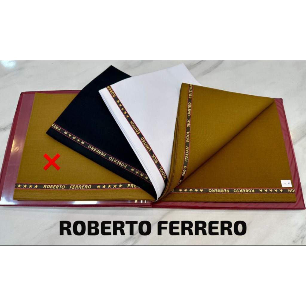 Italian Semi Wool by Roberto Ferrero Kain Semi Wool Superfine Wool Premium Quality Kain Seragam Semi