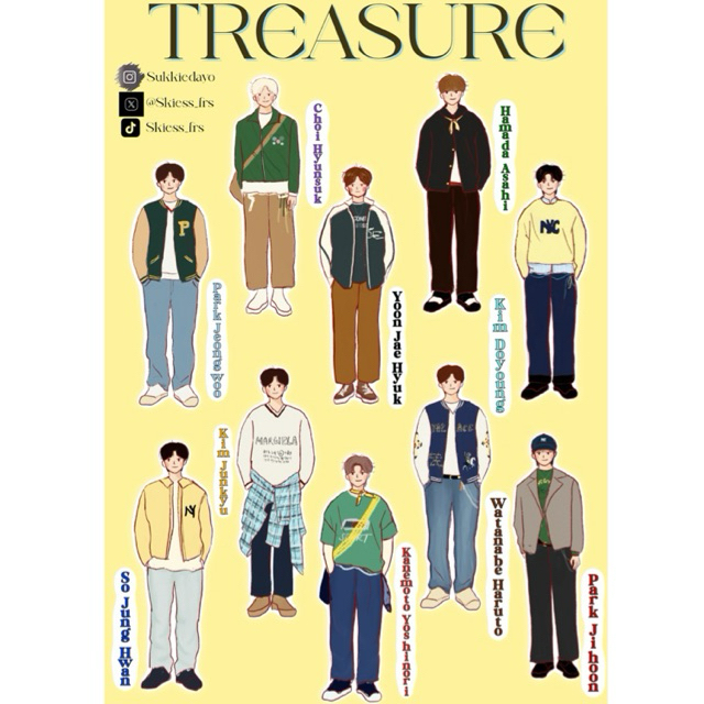 

STIKER Treasure Yellow TR10