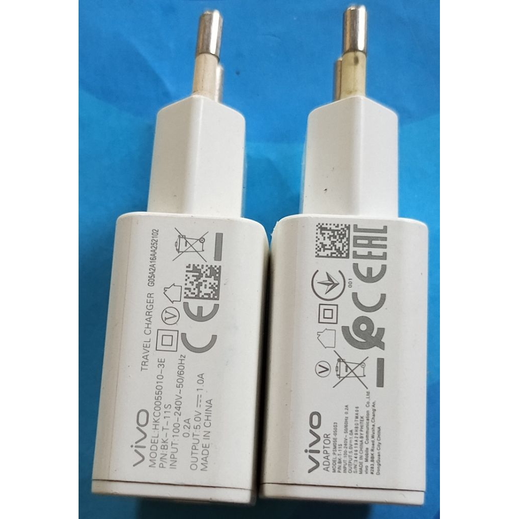 charger vivo original 1A bekas
