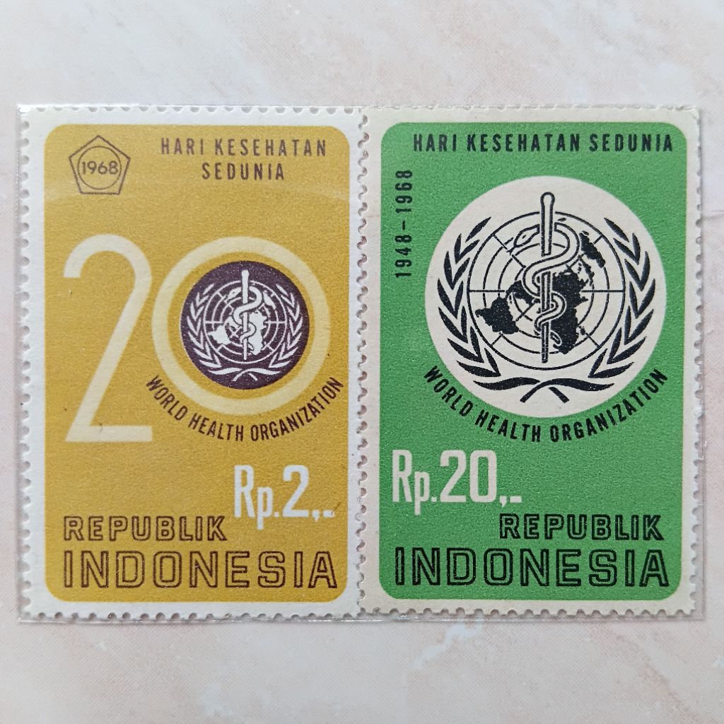

Perangko Prangko Kuno Seri WHO Hari Kesehatan Sedunia 1968 Mint - YN2567