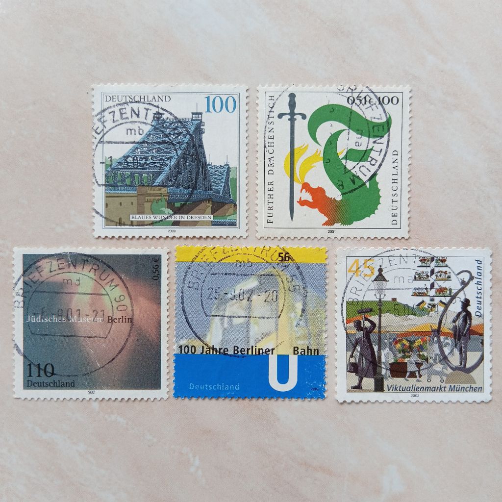 

Perangko Prangko Jerman Seri Campur 5 Pcs 2000-2004 - YN2561