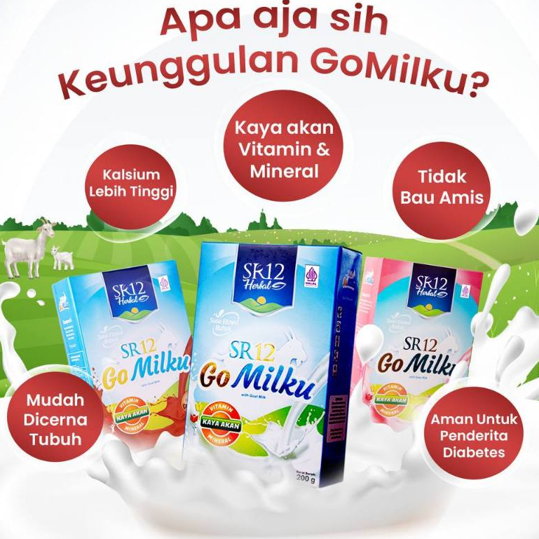 

GO MILKU SR12 SUSU KAMBING ETAWA KESEHATAN