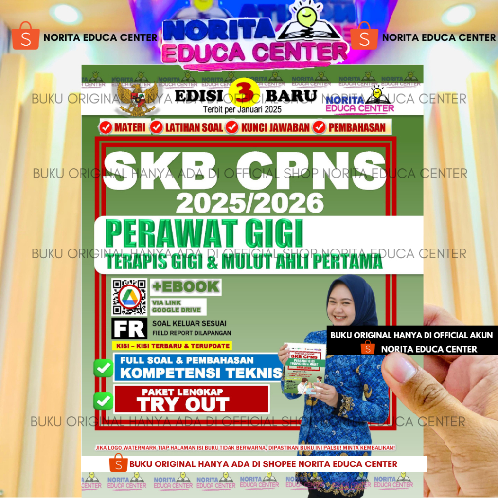 BUKU SKB CPNS PERAWAT GIGI TERAPIS GIGI DAN MULUT AHLI PERTAMA NORITA EDUCA CENTER
