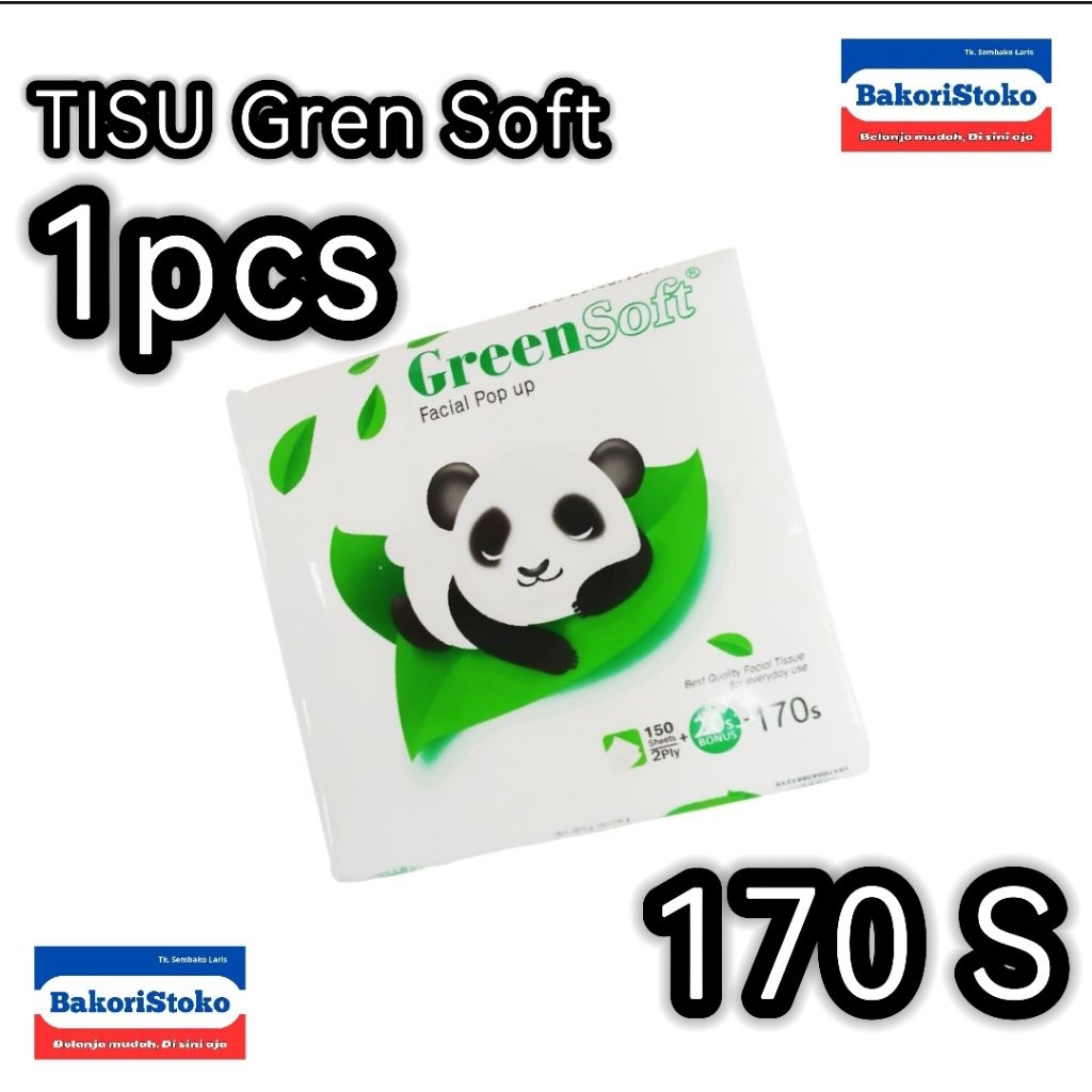 Tisu Green Soft 170s / Tisu Murah Green Soft 170s (1pcs)