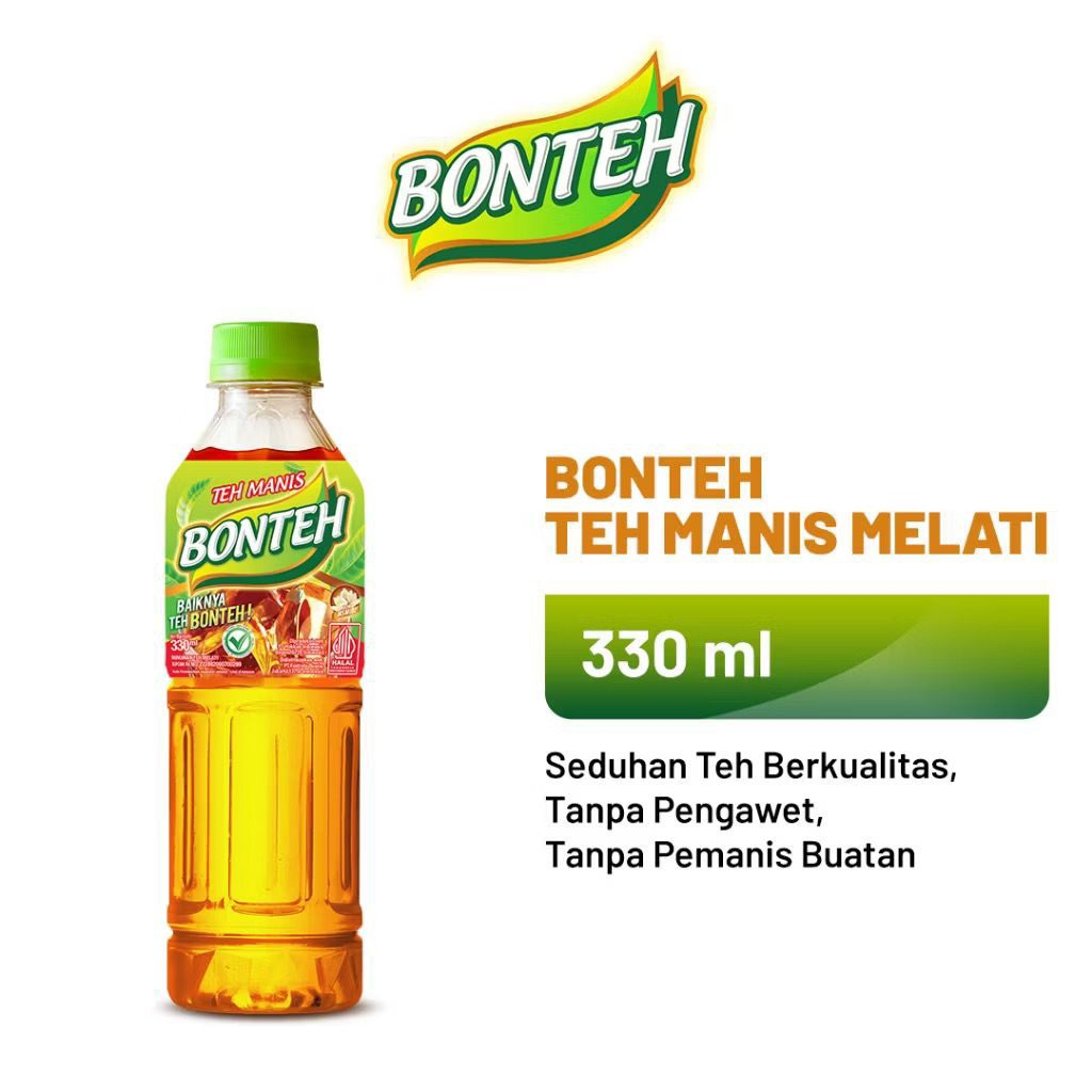 

Bonteh Teh Manis Melati kemasan botol 330ml | Teh Manis Botol | Teh Melati