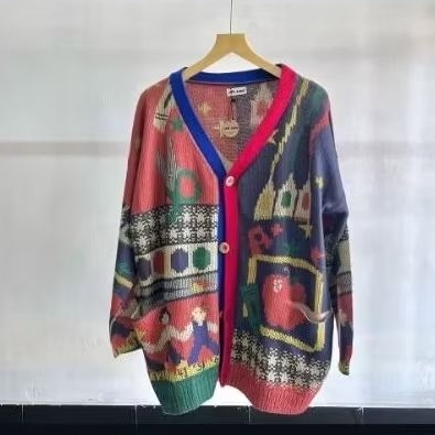 cardigan rajut etnic/cardigan rajut wanita korean style