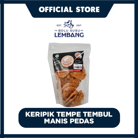 

Keripik Tempe Tembul Manis Pedas - 160gr