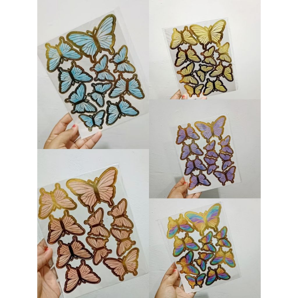 Topper kupu-kupu/ Hiasan kupu-kupu / Topper kue /topper buket