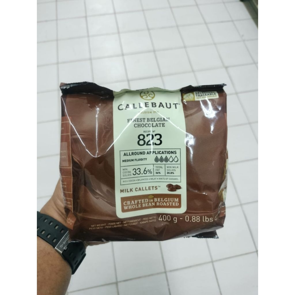 

CALLEBAUTY MILK CALLETS NO 823 400 GRM