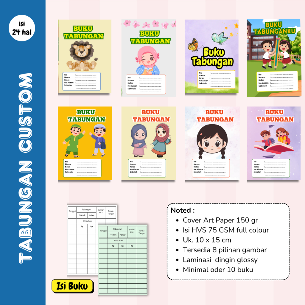 

Buku Tabungan Custom