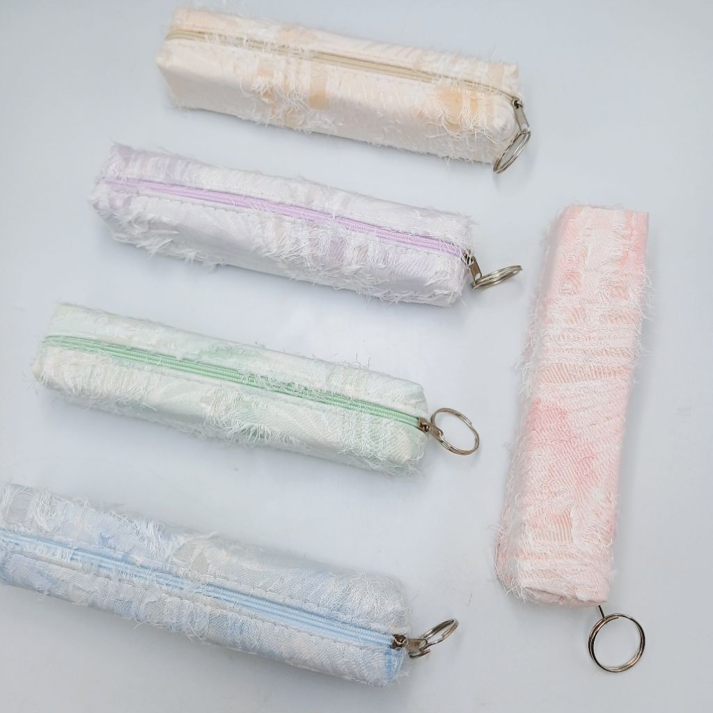 

Tempat Pensil Motif Bunga Tekstur Benang - Tempat Pulpen Motif Bunga - Pencil Case 0014