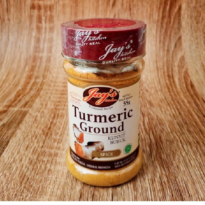 

[oddsolshop] pekanbaru/Jays Turmeric Ground 55GR Kunyit Bubuk Spice Halal Bumbu Masak Instan Kitchen