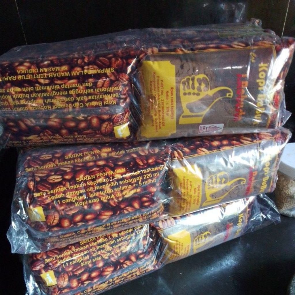 

Kopi Bubuk Cap J. Robusta 200 Gram