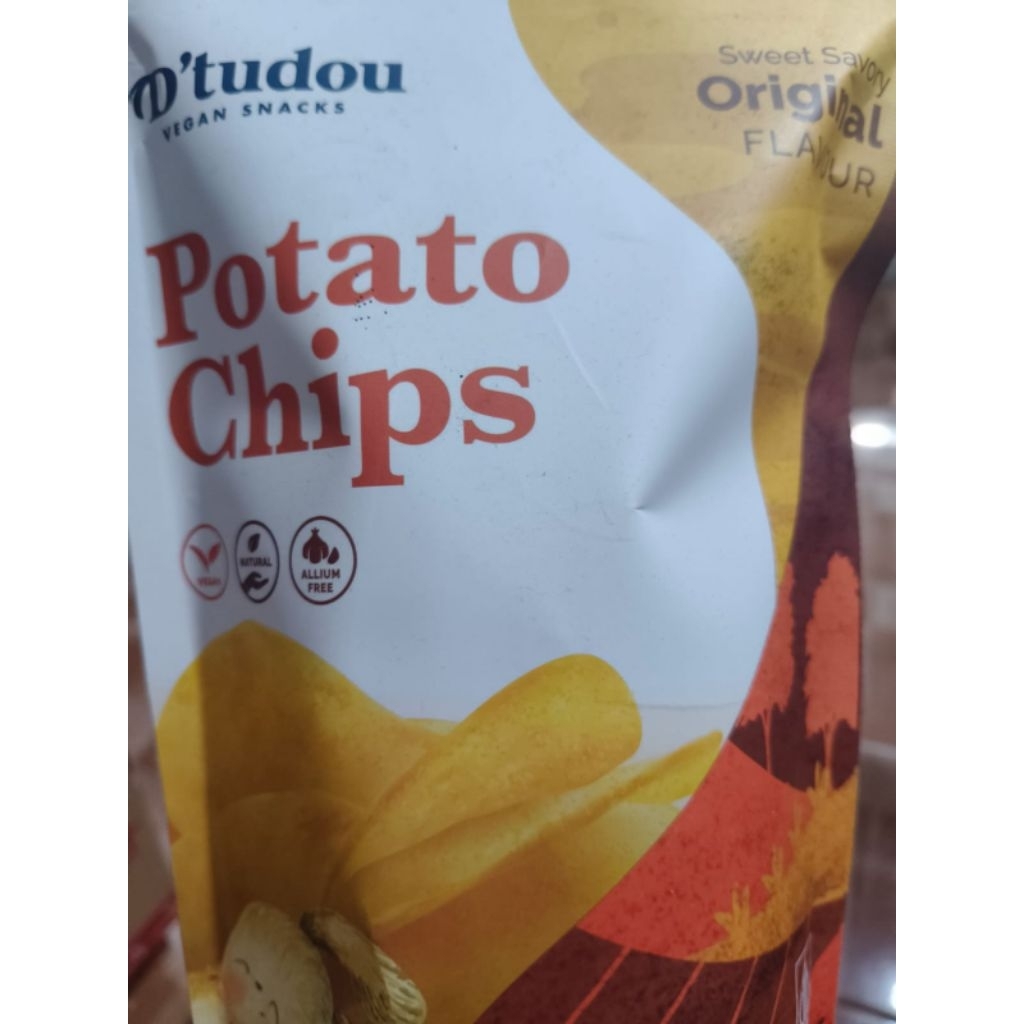 

kripik kentang/potato chips original flavour vegan
