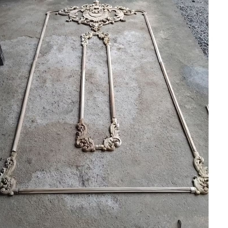 hiasan dinding kayu jati ukir | ornamen kayu jati ukir | molding kayu jati ukir