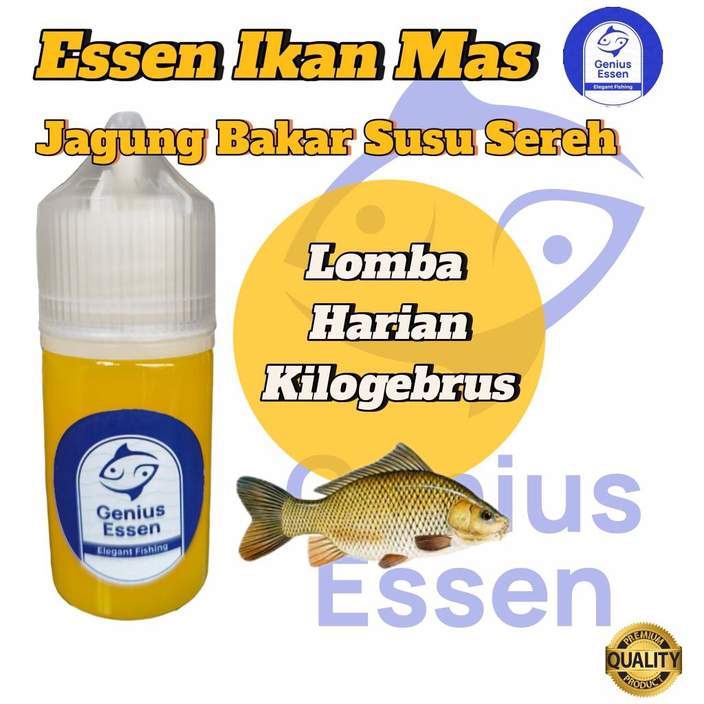 Essen Ikan Mas Aroma Jagung Bakar Susu Sereh Essen Ikan Mas Lomba Essen Ikan Mas Babon Essen Jagung 