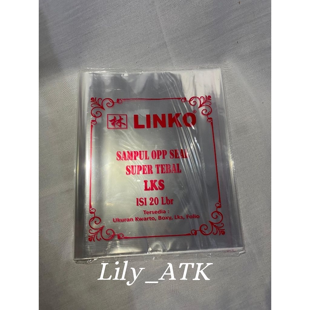 

Sampul Buku Plastik OPP Linko lks isi 20
