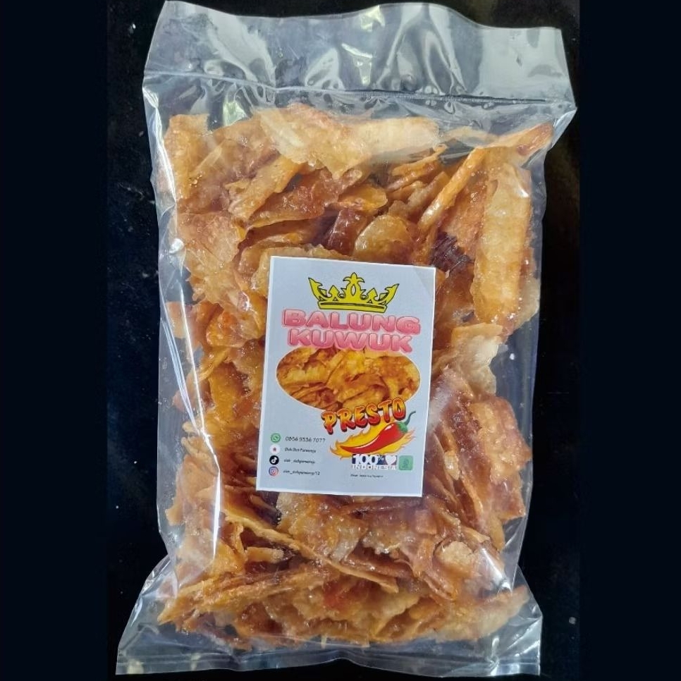 

Balung Kuwuk Presto / Manggleng / Balung Kethek / Kripik Singkong Balung Kuwuk Empuk Gurih Dan renyah