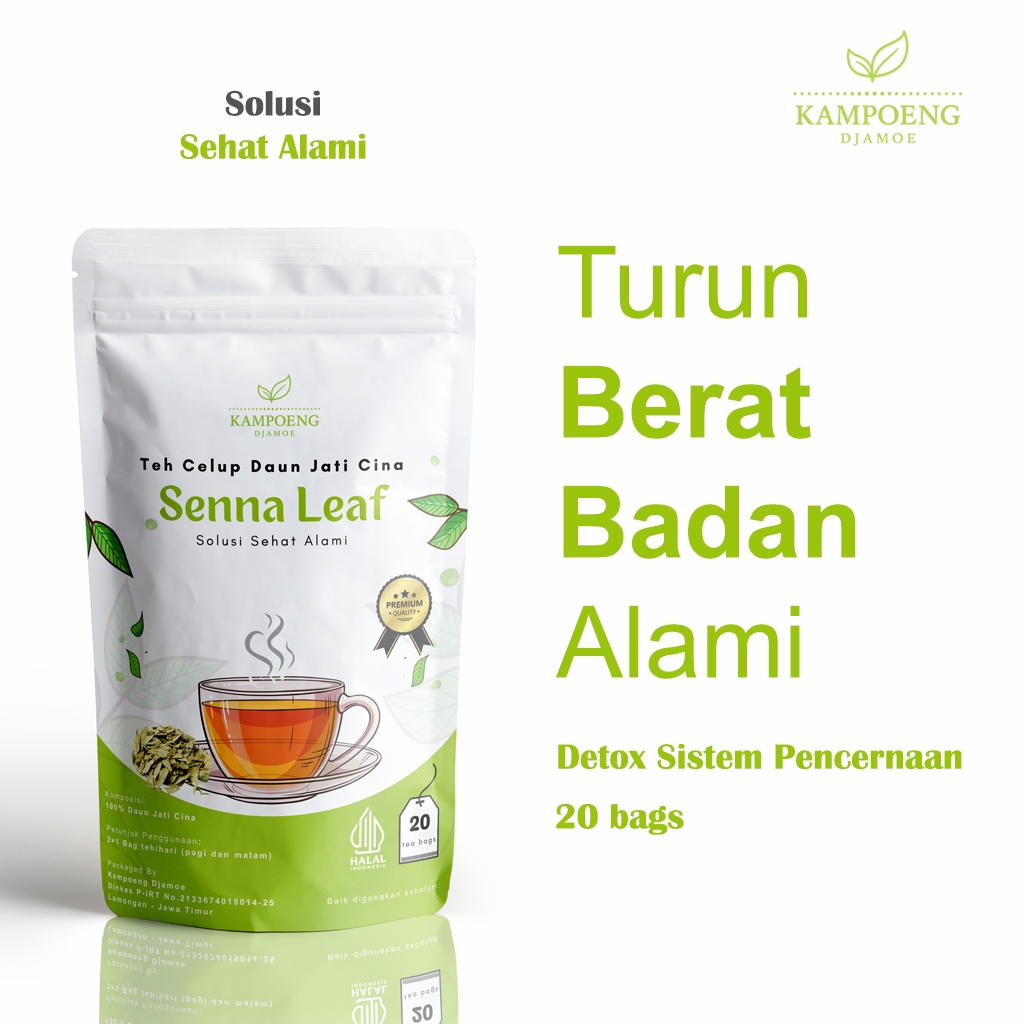 

Slimming Tea Teh Celup Daun Jati Cina Organik Pelangsing Peluntur Lemak Diet Alami