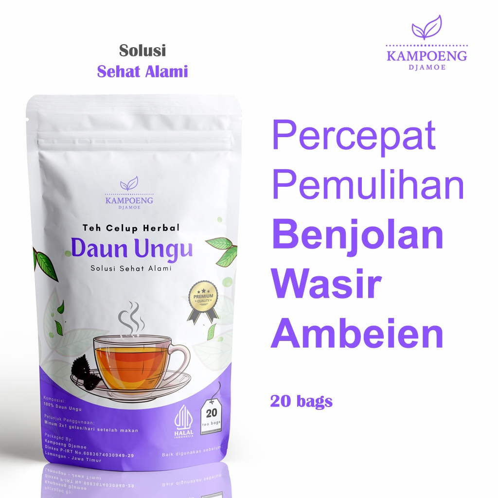 

Teh Daun Ungu Herbal Alami untuk Wasir Ambeien