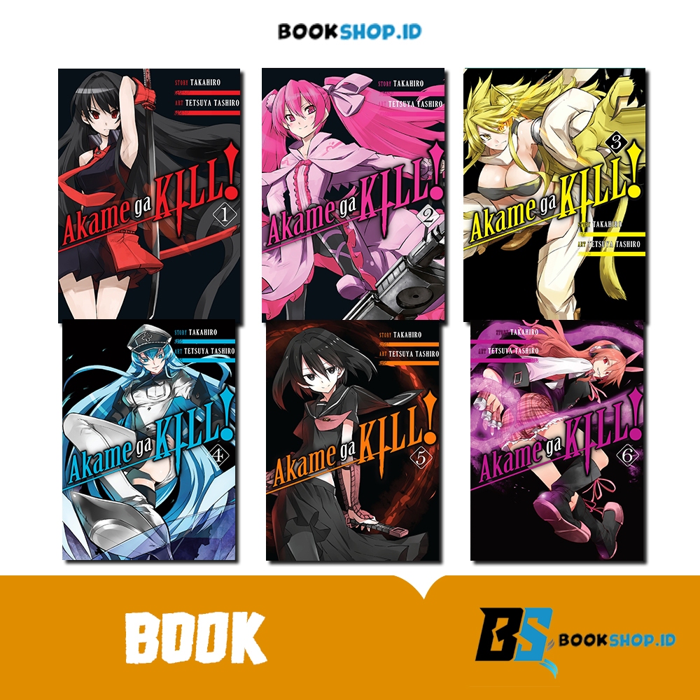 Komik Manga Akame ga Kill Vol. 1 - 15 | Bahasa Inggris ( English )