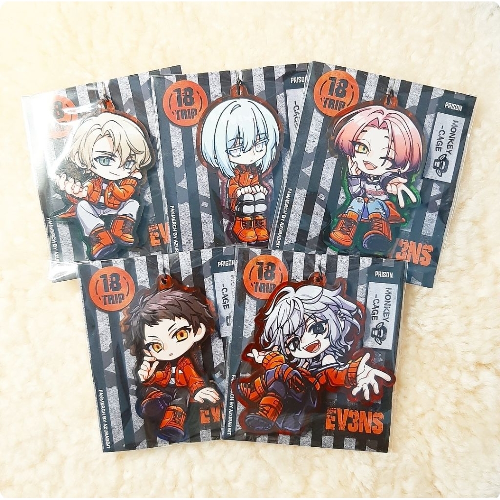 18TRIP - Bagian EV3NS - Fanmerch by Azurabbit - Keychain, Standee, Sticker