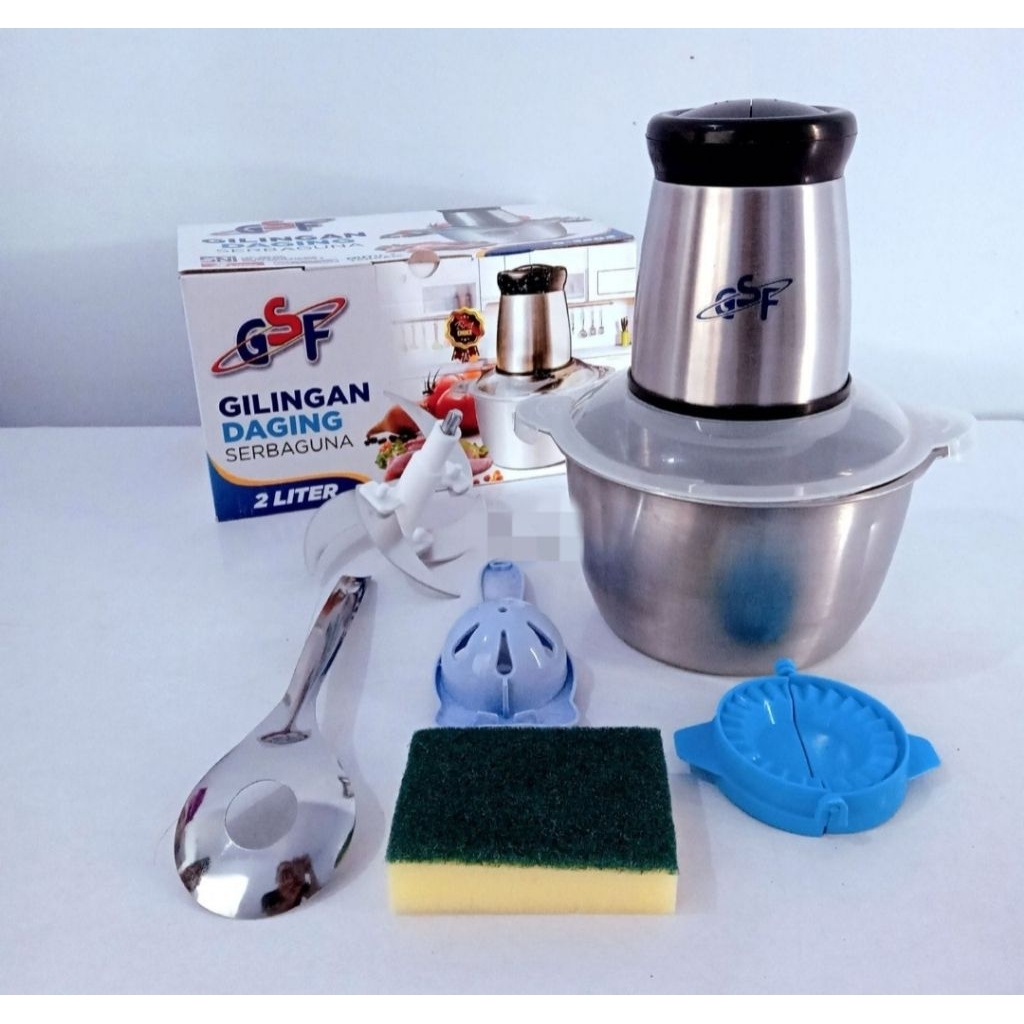 BLENDER DAGING STAINLESS 2 LITER/FOOD CHOPPER/BLENDER JUMBO