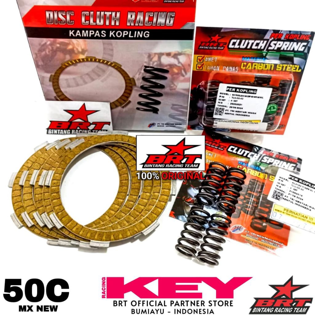 Paket Kampas Per Kopling BRT CRF 150 CB CB150R K15 CBR150R Old K45 Verza MegaPro GL Pro Tiger CS1
