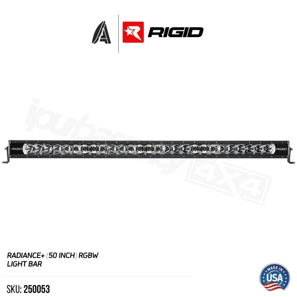 Lampu Led bar - Rigid Industries USA 250053 Radiance+ (50 inch) RGWB Light Bar