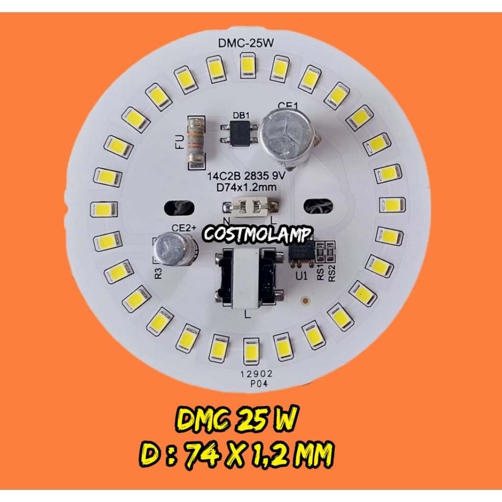 PCB LED AC 25 WATT