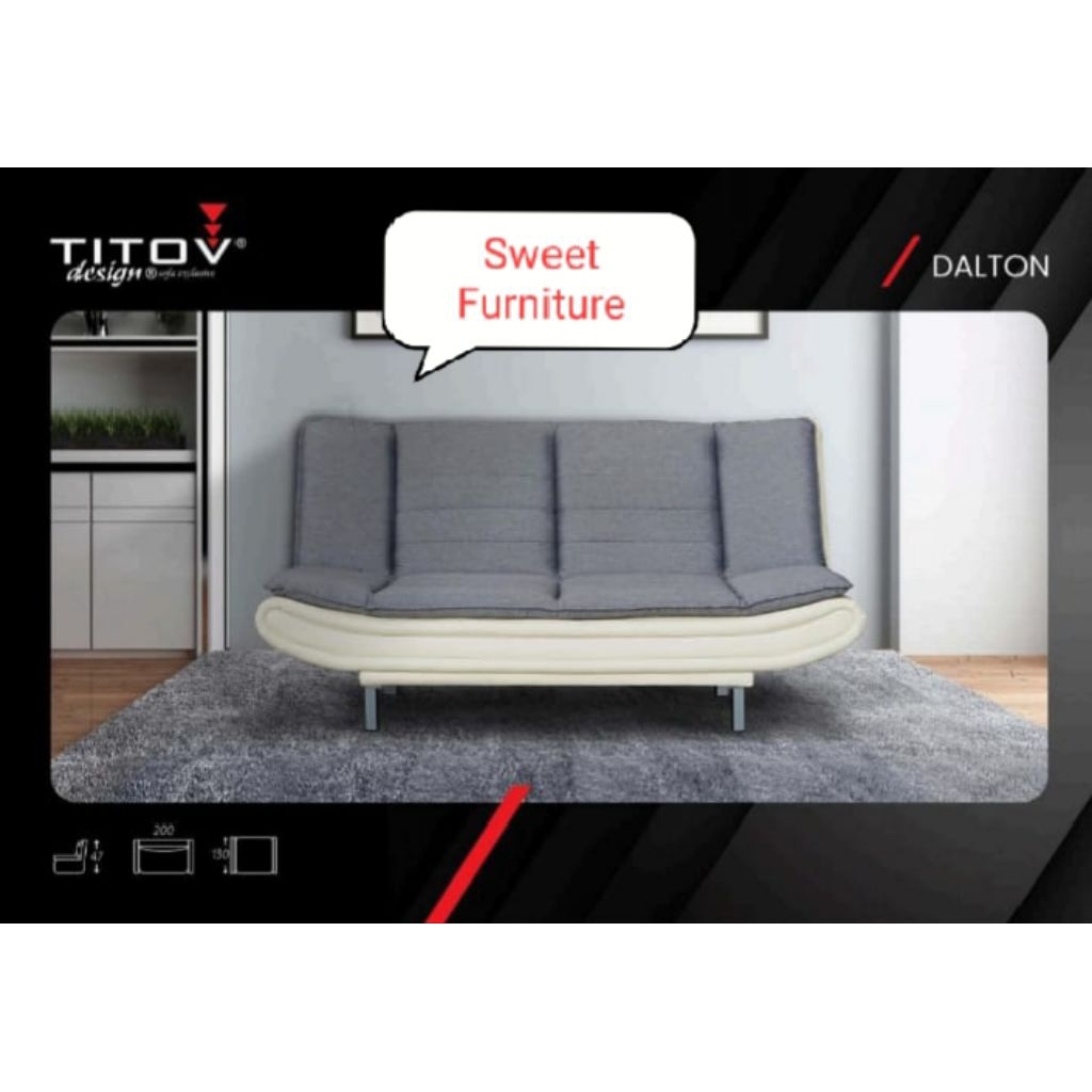 sofa bed titov type dalton garansi 5 tahun