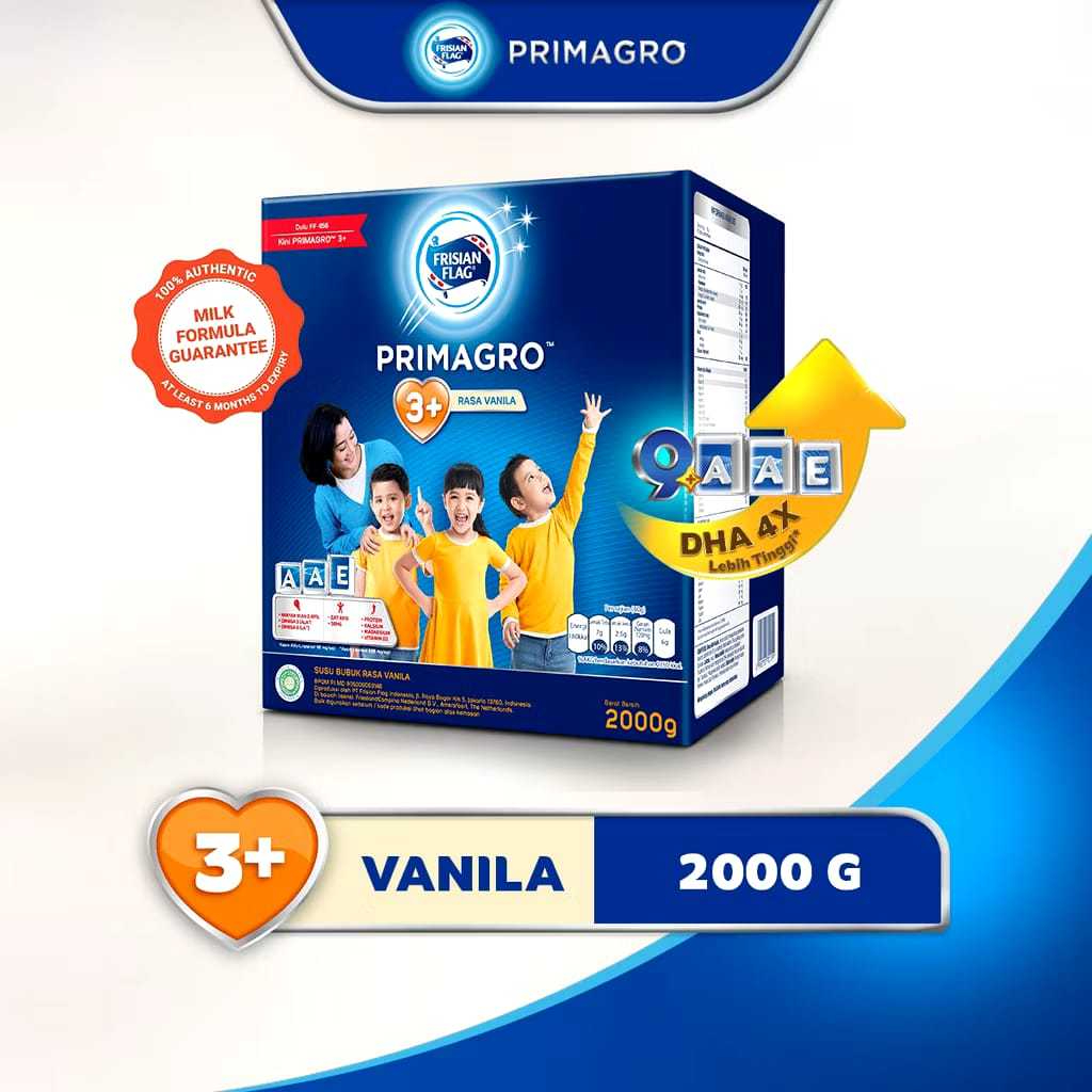 

Frisian Flag Primagro 3+ Madu 2 Kg (ALHIJAAZ SHOP)