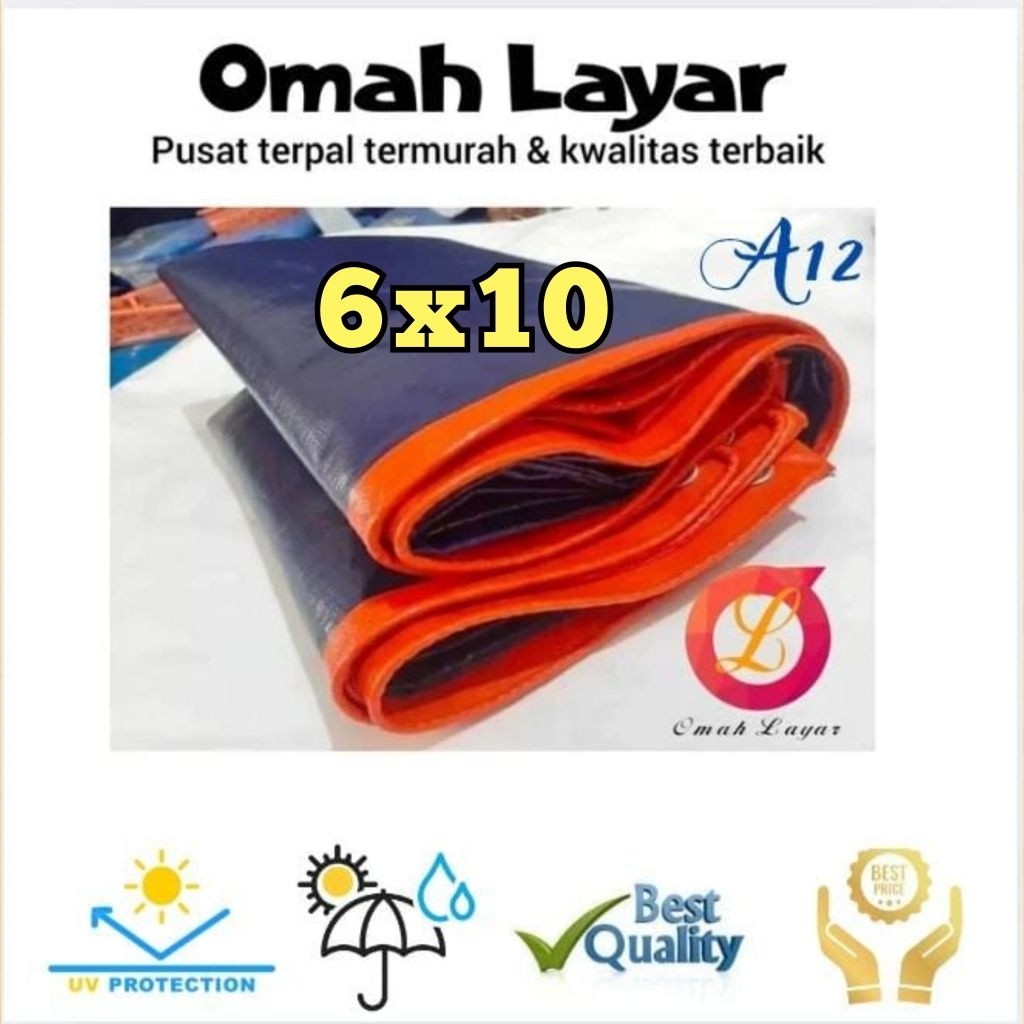 terpal lembaran A12 Korea 6x10 terpal tenda truck