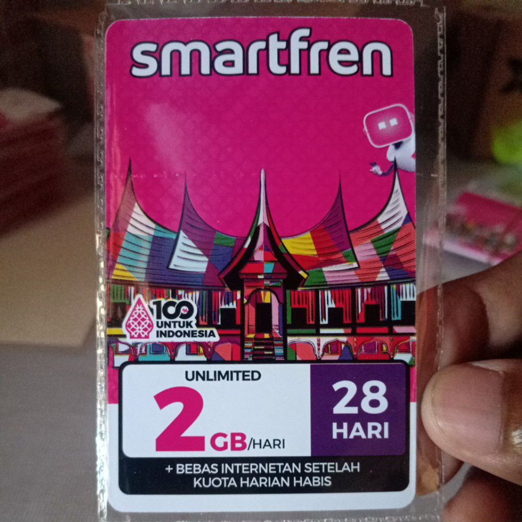 Voucer Data Smartfren Unlimited Maxi 2GB 28 hari